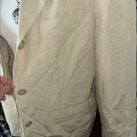 Laura Scott Cream Blazer - Picture 5 of 9